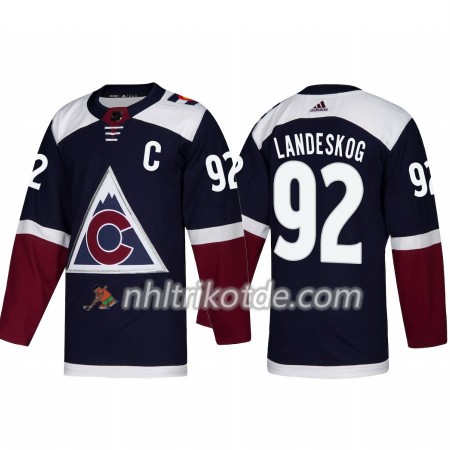Colorado Avalanche Trikot Gabriel Landeskog 92 Adidas Alternate 2018-19 Authentic - Herren